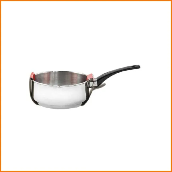 Steel Pan Casseruola Bakery Con Manico E Becco Diametro 14 Cm
