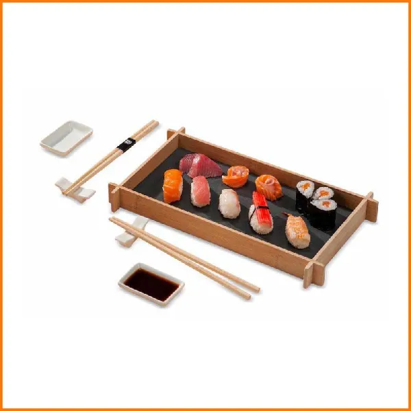 Ad Trend Set Vassoio Con Bacchette Per Due Persone 35X20 Cm